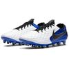 Nike Tiempo Legend 8 Elite AG Pro Low Top Soccer Shoes White/Blue  BQ2696-104