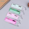 Multi-Functional Solar Calculator Ruler - Transparent Stationery with Protractor for School