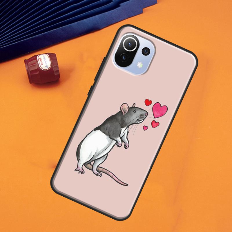 Mouse Rat Case For POCO F5 X3 X5 Pro F3 F4 X4 GT M5s C40 Cover For Xiaomi 13 11T 12T Pro 12 Lite 12X