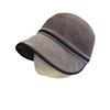 New Hepburn Style Woolen Fisherman's Hat for Women in Spring and Autumn Wide Brim Small Face Versatile Peaked Cap