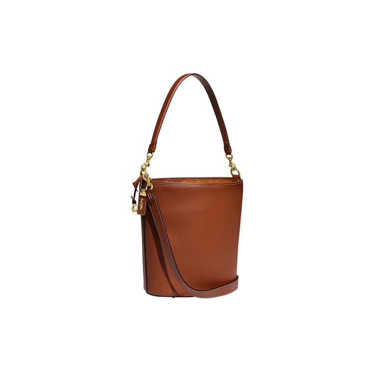 New COACH Dakotah Leather Handbag, Shoulder Bag, Crossbody Bag Tubas Women's Brown CH726-B4L4A