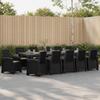 Garden Dining Set 14 Pcs. Anthracite and Taupe PP