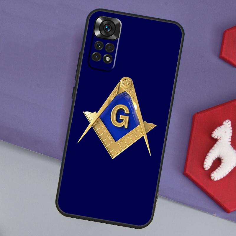Freemasonry Logo Symbol Funda For Xiaomi Redmi Note 14 Pro 13 12 11 9 10 9S 10S 11S 12S Redmi 14C 10C 12C 13C Case
