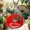 Hanging Hummingbird Feeder Garden Bird Feeder with 5 Feeding Ports Removable Lid Hummingbird Feeder for Patio Backyard