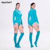 2mm Thermosurfing Neoprenanzug Damen Schnelltrocknend Elastisch Schlankmachend Langarm Sonnenschutz Schnorcheln Taucheranzug