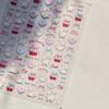 Fruit Strawberry Apple Cherry Colorful Candy Cute Rabbit Paw Popsicle Jelly 5D Nail Art Sticker Self Adhesive Manicure Decal DIY