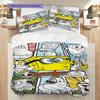 Spongebob Squarepants Day Life Bedding 1 Duvet Cover 2 Pillowcase Without Core Bedding Set Christmas Birthday Gift Duvet Cover And Pillowcase