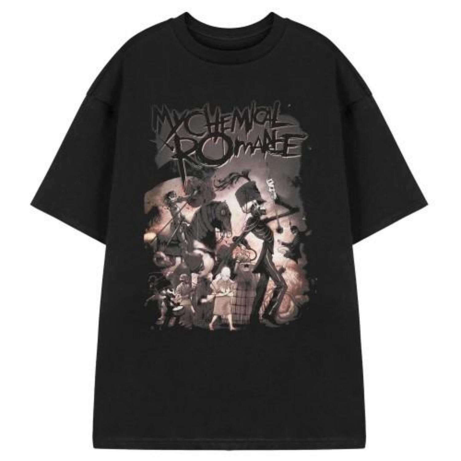 My Chemical Romance Unisex Adult The Black Parade Short-Sleeved T-Shirt S