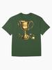 Football Manager Football Golden Awesome Cup Oversized Unisex T-Shirt