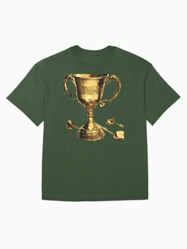 Football Manager Football Golden Awesome Cup Oversized Unisex T-Shirt