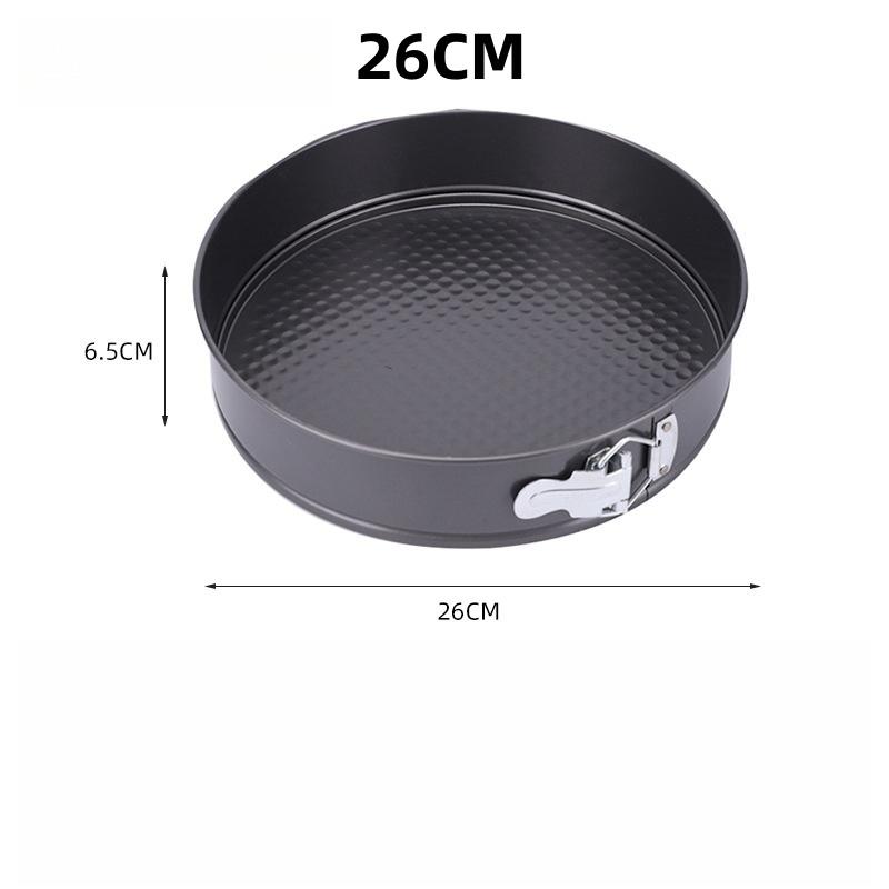 6 Size Carbon Steel Cakes Molds  Removable Bottom Round Mold Cake Baking Pans Non-Stick Cake Mould Kitchen Cake Tool Tray Set