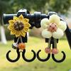 Blumen Roller Lenkerhalterung Haken Verstellbares Gurtband Robuster Roller Elektrofahrrad Lenkergriff Aufhänger mit Doppelhaken