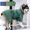 Quick Drying Dog Bathrobe Absorbent Pet Drying Coat Pet Product Dog Bath Towel  Large Small Dogs