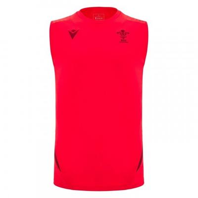 Macron Herren 2025 Wales RU Ärmelloses Rugby-Trikot