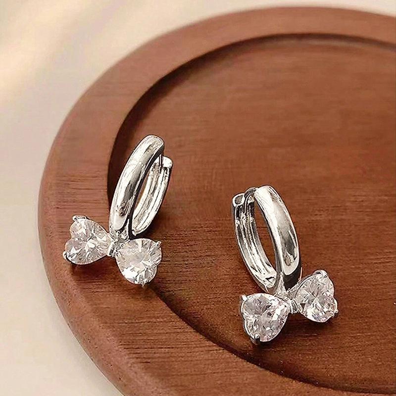 Fashion Copper Alloy Zircon Jewellery Drop Earrings For Women Wedding Party Gifts