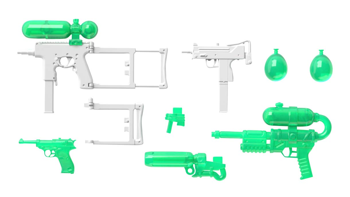 

Little Armory LA053 Water Gun C x Clear Plastic Model (White Green) белый