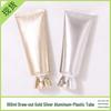 100ml/100g Brushed Gold & Silver Composite Soft Tube with Acrylic Cap - Empty Cosmetic Bottle