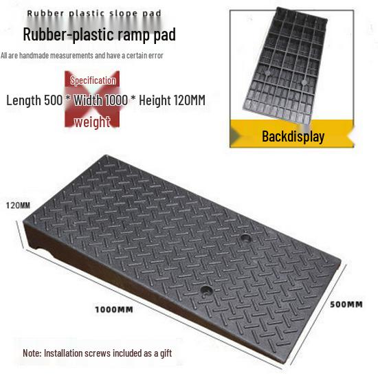 Rubber Speed Bump & Threshold Ramp for Home and Car