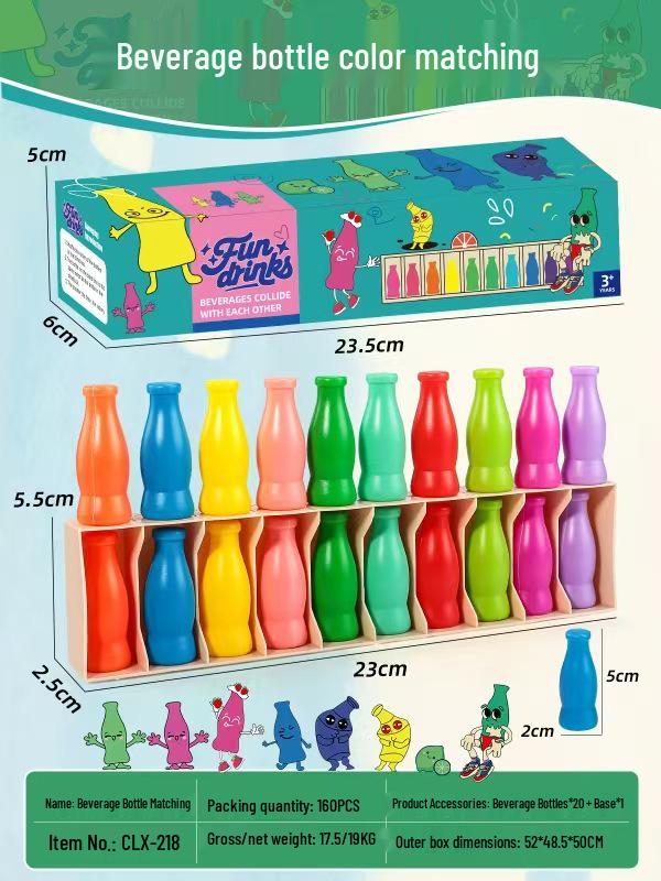 Wooden Toddler Color Matching Game: Early Education Toy for Children