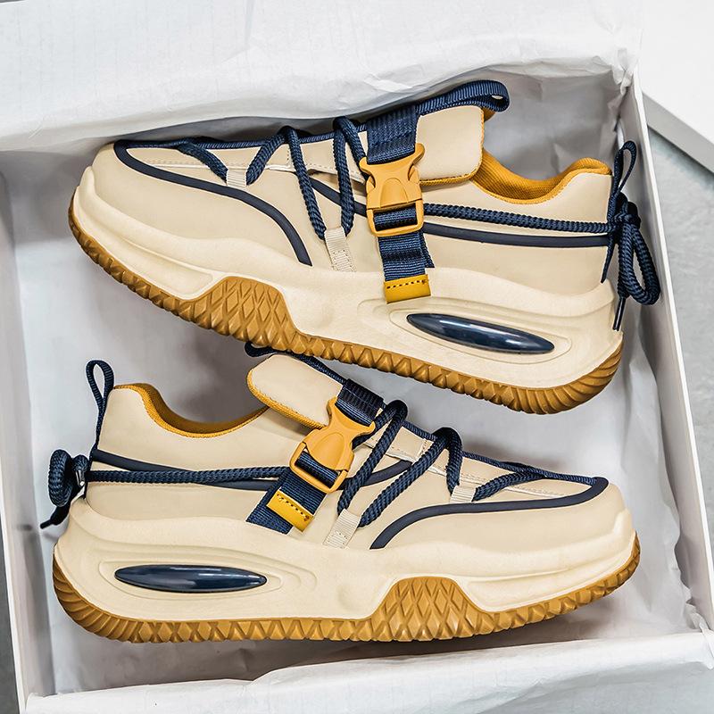 Spring New Korean Version of Versatile Casual Shoes Comfortable Breathable Sneakers Trendy Fashion Sports Running Shoes Men