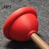 Hanging Plunger Clicker Mini Toilet Keychain, 3D Printed Finger Fidget Keychain Toy, Backpacks Handbag Purse Charm, Gag Gift