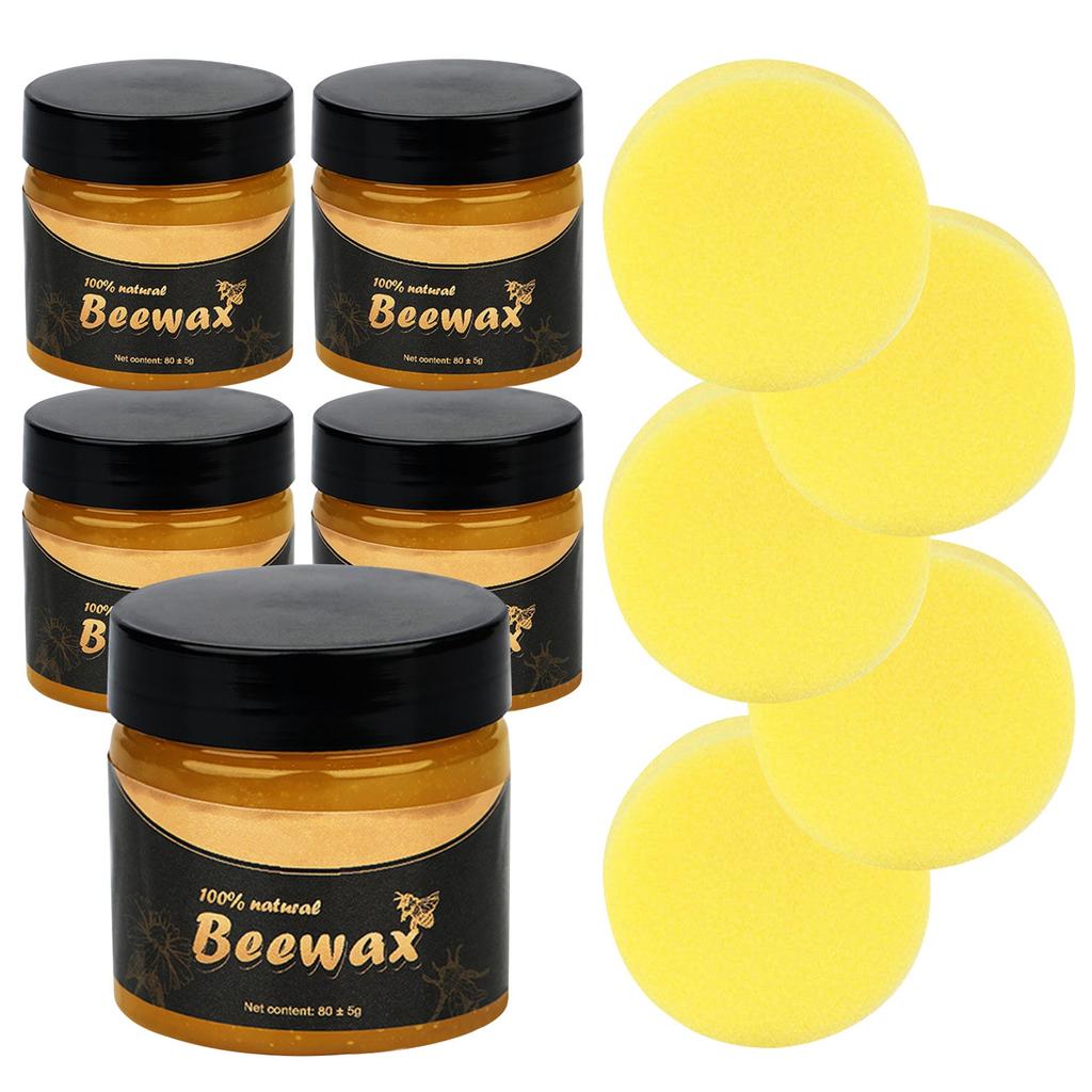 Cire de Polissage et d'Entretien pour Meubles en Bois Imperméable Rénovateur, Nettoyant et Polish Multiusages pour Meubles en Bois pour Tous Types et Couleurs