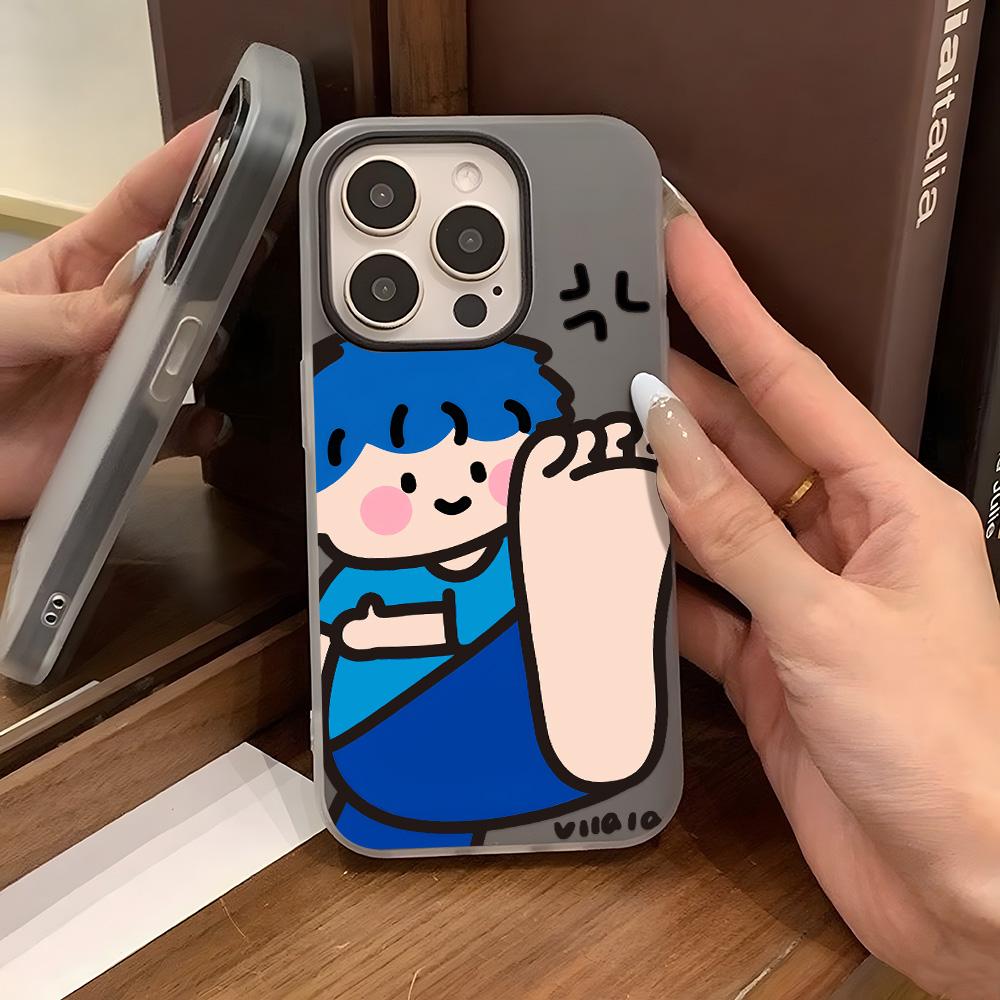 Painted Phone Case for iPhone 15 11 13 14 for 15 16 Pro Max 12 13 16 Pro Cute Fasion Funny Lanyard Phone Case Latest Top Selling Recommendations