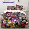 Hardy Tattoo Pattern Bedding Quilt Set Quilt Cover Pillowcase Home Decoration Gift (1 * Duvet Cover + 2 * Pillowcase, Without Core)