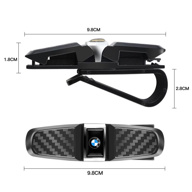 For BMW E88 Car Glasses Clip Sun Visor Eyeglasses Sunglasses Holder Auto Interior Accessories For BMW Performance F30 I4 X3 F10 E90 F20 E39