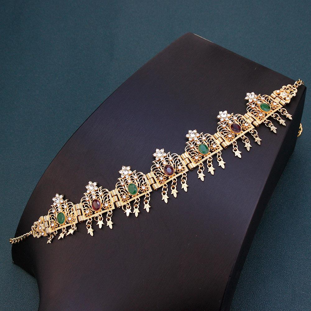 Lant Frunte Bentita Coroana Mireasa Lant Par Femei Nunta Bijuterii Piese Par