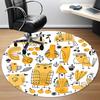 1pc Birds Nature Office Round Area Rug, Indoor Mat Suitable ForOffice, Under Office Chairs Bedroom Living Room Home Decor, Room Deco 037