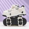 Four-Wheel Runaway Shoes Boys And Girls Adult Double-Wheel Flight Shoes Removable Wheel Shoes School Girls Roller Skates
