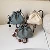 Drawstring lucky bag small bag shoulder messenger women's bag