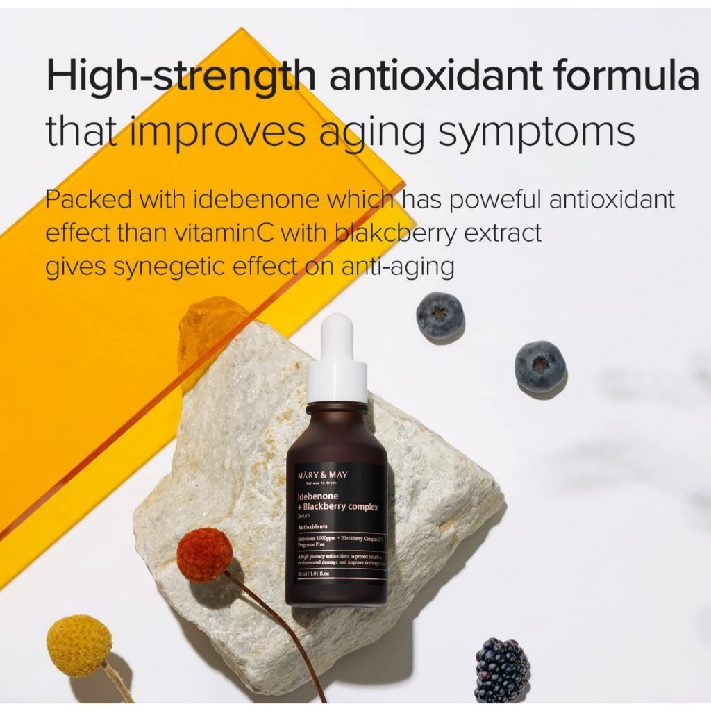 [Mini] Mary&May Idebenone Blackberry complex Serum, 10mL