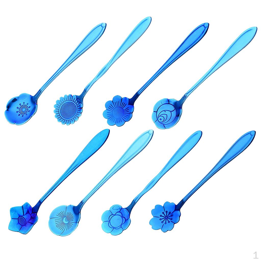8 Pieces Teaspoon Accessories Stainless Steel Material Compliments