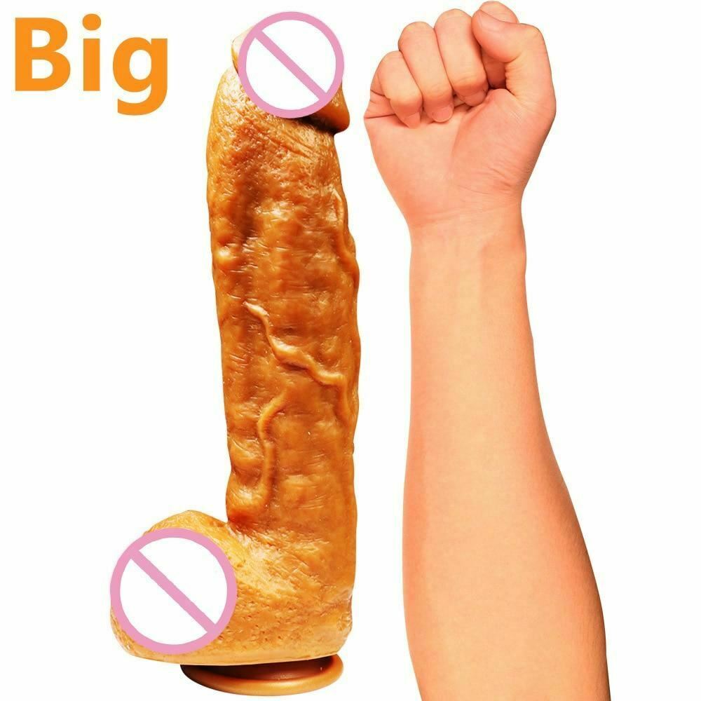 7Cm Thick Soft Flexible Big Liquid Silicone Dildo Sex Toys For Women Large Dildos