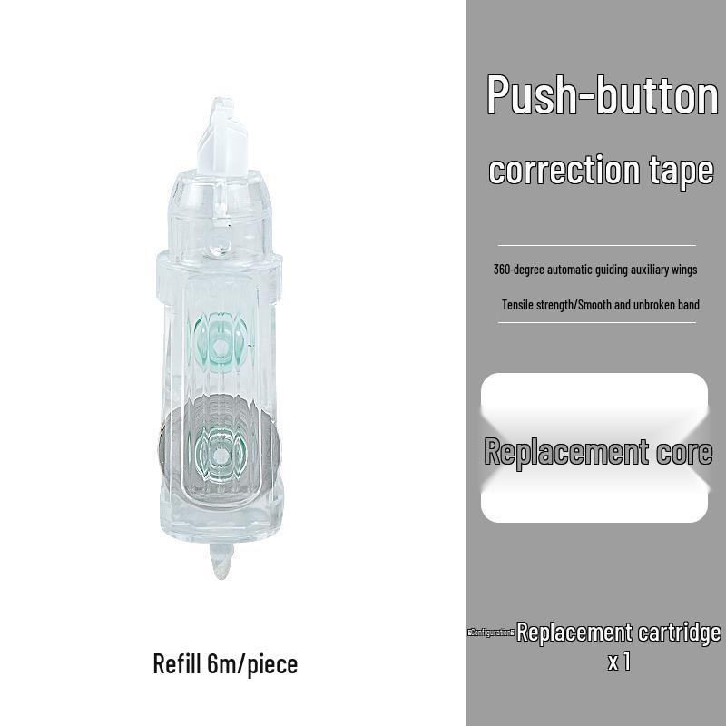 Refillable Large Capacity Student Correction Tape in Trendy Portable Design