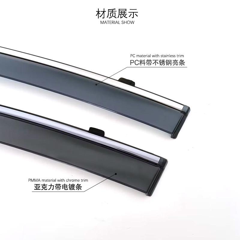 1 set Window Visor for Hyundai Tucson 2021-2024 L Rain Guard Car Accessories