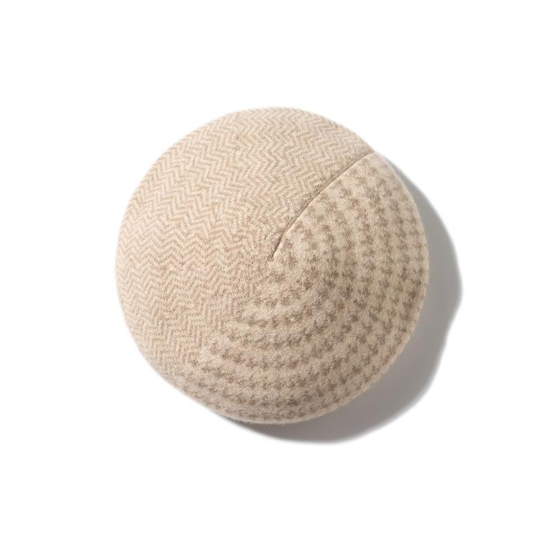 

Кашемировая осенне-зимняя новая женская высококачественная вязаная теплая беретка с защитой ушей, вязаная гусиная лапка, цветная блокировка One Size