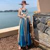 Ethnic Style Suspender Dress Set Women's Clothing Summer Xinjiang Yunnan Travel Vacation Wear Skirt Two-piece Set