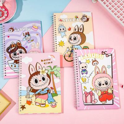 Τετράδιο Σπιράλ A5 Σελίδα Χρώματος Καρτούν Επιχρυσωμένο Σημειωματάριο Φοιτητικό Χαριτωμένο Φορητό Τετράδιο