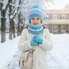 Children’s Winter Gradient Knit Hat, Scarf & Gloves Set