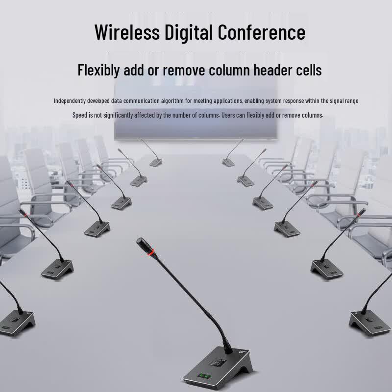 HuiDu Professional Wireless Gooseneck Conference Microphone Systems (CN Version)
