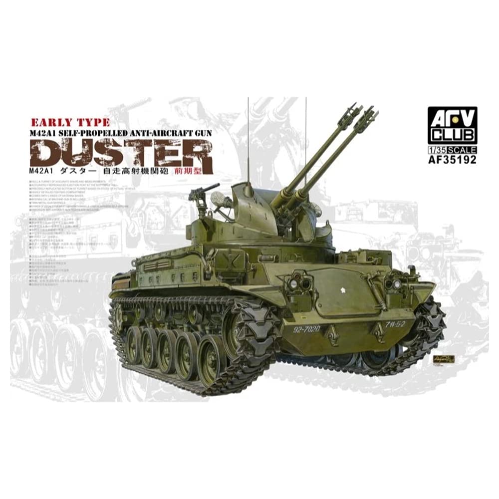 

AFV CLUB M42A1 Duster Gun Early Model Plastic Model 1/35 Self-Propelled Anti-Aircraft