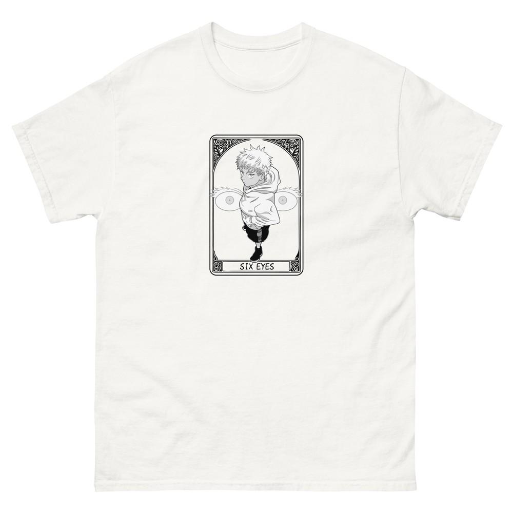 Satoru Gojo Unisex Jujutsu Kaisen Jjk Tarot Card Oracle Anime Unisexga Tee Tshirt S