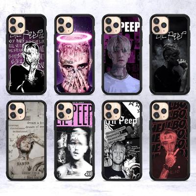 Etui Ochronne na Telefon PC+TPU z Wizerunkiem Raperki L-Lil Peep Dla IPhone 17 16 Pro Max 15 Plus 14 13 12 11 Pokrowiec