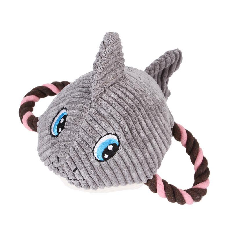 Pet Toys Grind Teeth and Bite-resistant Plush Toys Are Shipped, Cats and Dogs Can Play with Sounding Cotton Rope Series