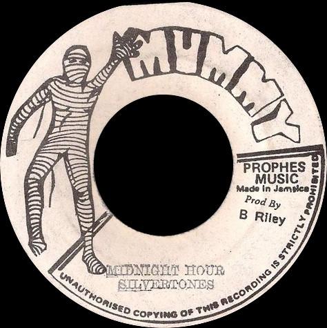 

7inch Record SILVERTONES / THE MERCENARIES - Midnight Hour NONE Mummy Jamaica Reggae, Ska & Dub Used