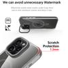 For iPhone 16 Pro Magnetic Case Shockproof TPU+PC Phone Back Cover with Metal Lens Kickstand