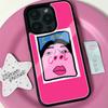 Funky I Am Cool Face Phone Case Black Hard Plastic Phone Case For Iphone 17 Air 16 15 14 13 12 11 Pro Max PC TPU Ins Case